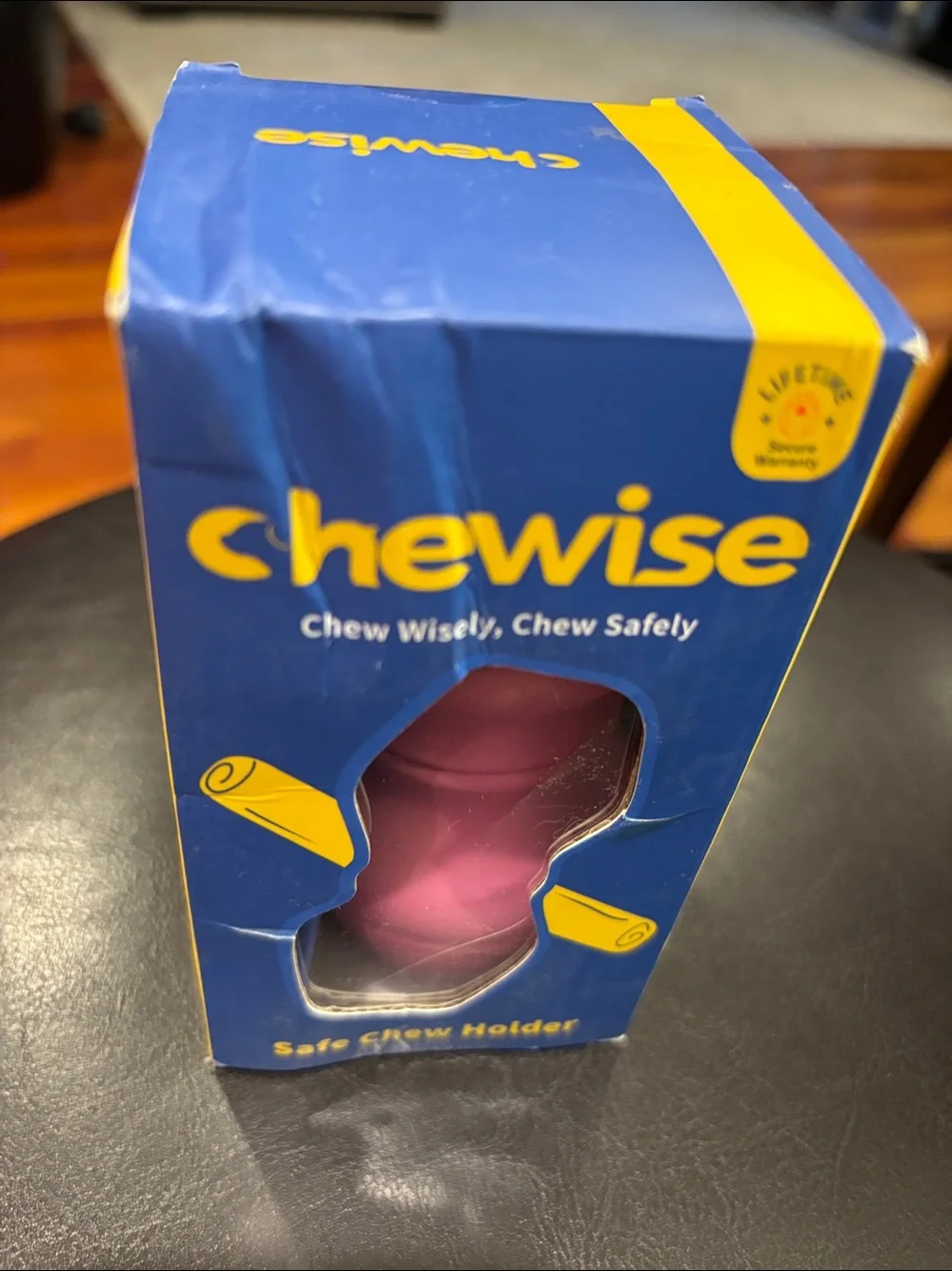 Safe Chew Holder — Pink Durable Dog Feeder